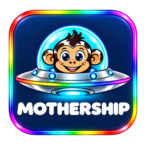MotherShip rainbow-border app icon